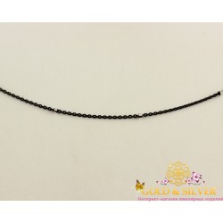 Серебряная цепь черненая 32028чш